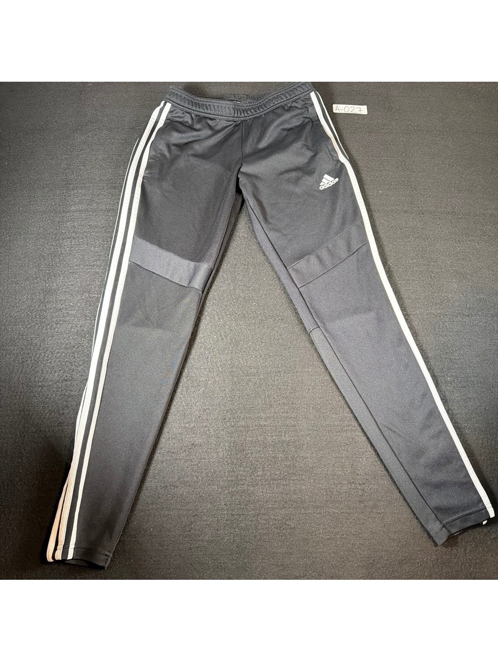 Adidas ClimaCool Men’s Small Black Stripe Soccer Training Track Pants Zip Ankle